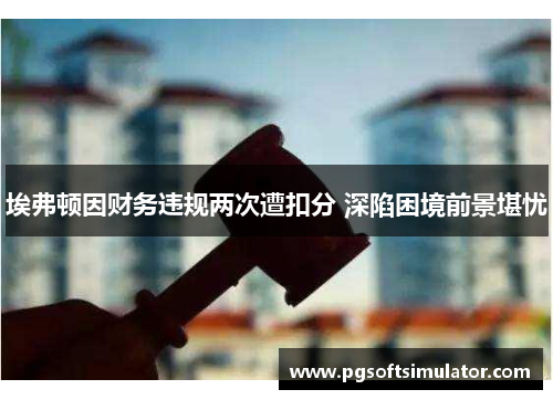 埃弗顿因财务违规两次遭扣分 深陷困境前景堪忧